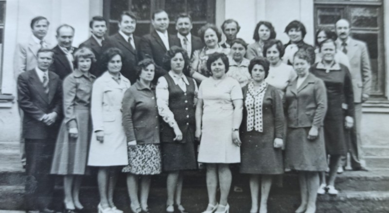 Фото із зустрічі випускників Криничненської середньої школи (1978 рік).