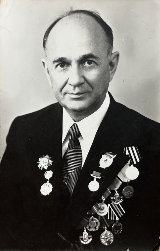 Фото. Татаренко Георгій Павлович - директор Ободівської СШ 1949-1960 рр., 1985 рік
