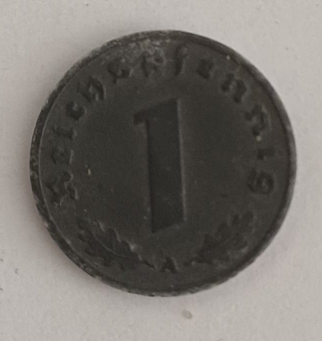 Монета "1 рейхспфенінг" ІІІ рейх, Німеччина, 1942 р.