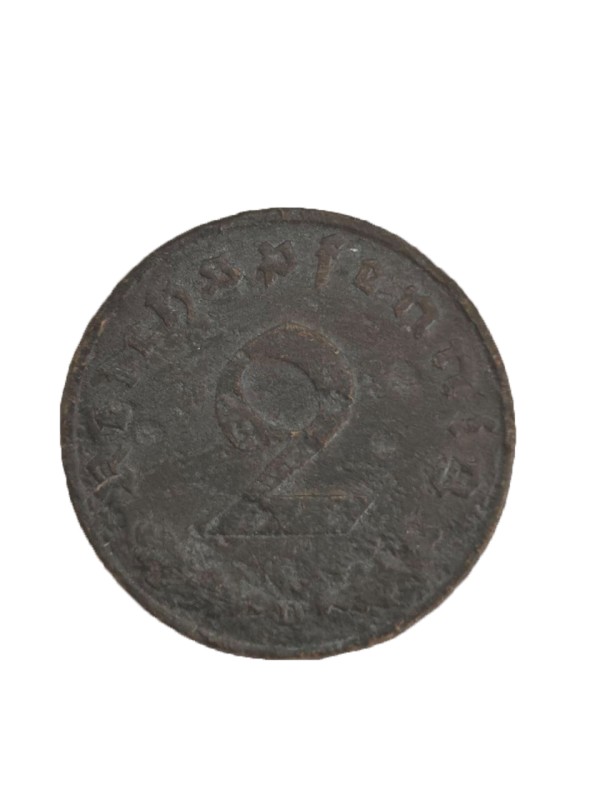 Монета 2 рейхспфенніга, 1938 р.