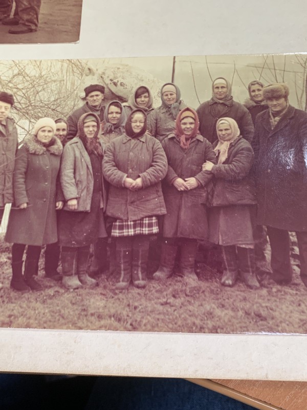 Фото "Колектив бурякопункту Ульяновського цукрового заводу--1983 рік"