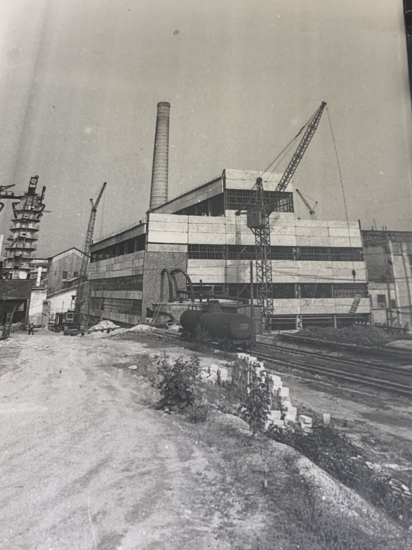 Фото "Будівництво бурякоцеху--1980"