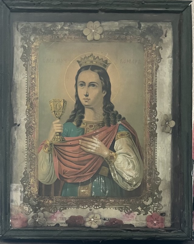 Ікона Варвари Великомучениці, 1886 рік