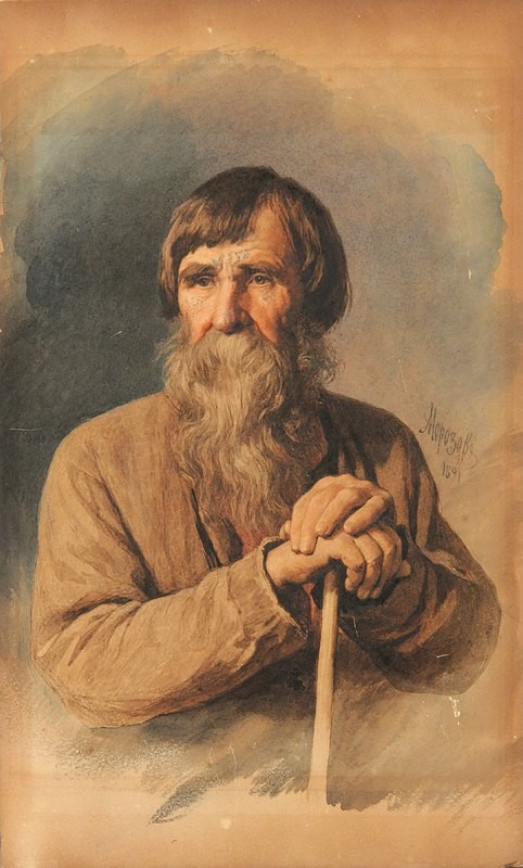 Старий з палкою