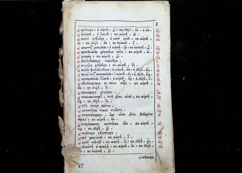 Книга "Евангелие", ХVIII ст. – 251 арк.