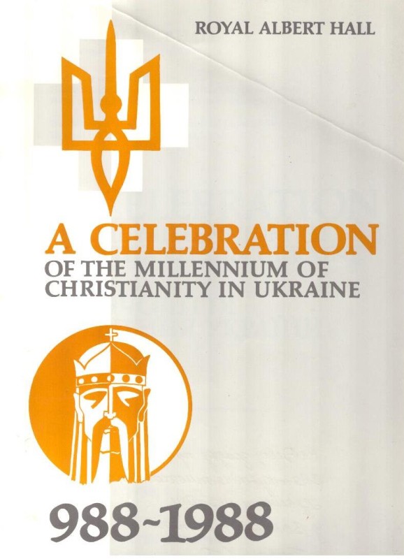 A celebration of the millennium of christianity in Ukraine