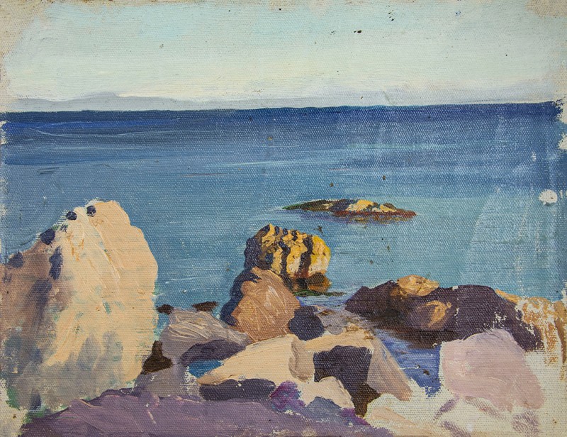Валуни біля моря