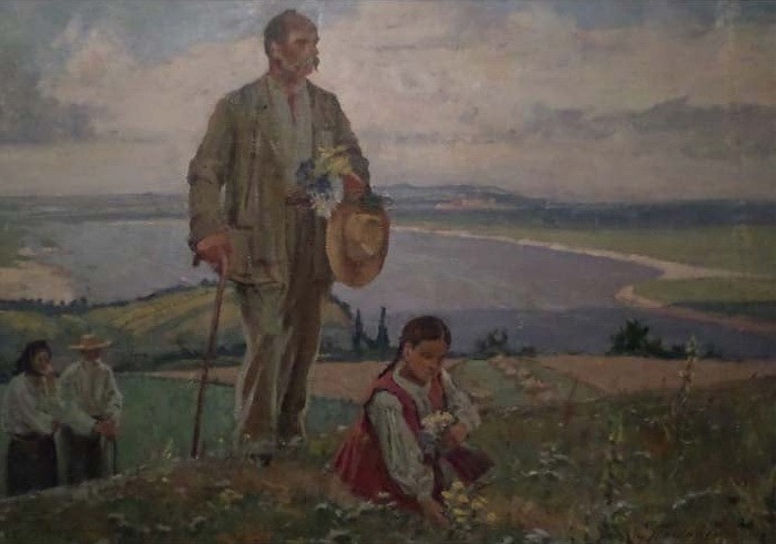 Т. Г. Шевченко на Чернечій горі.