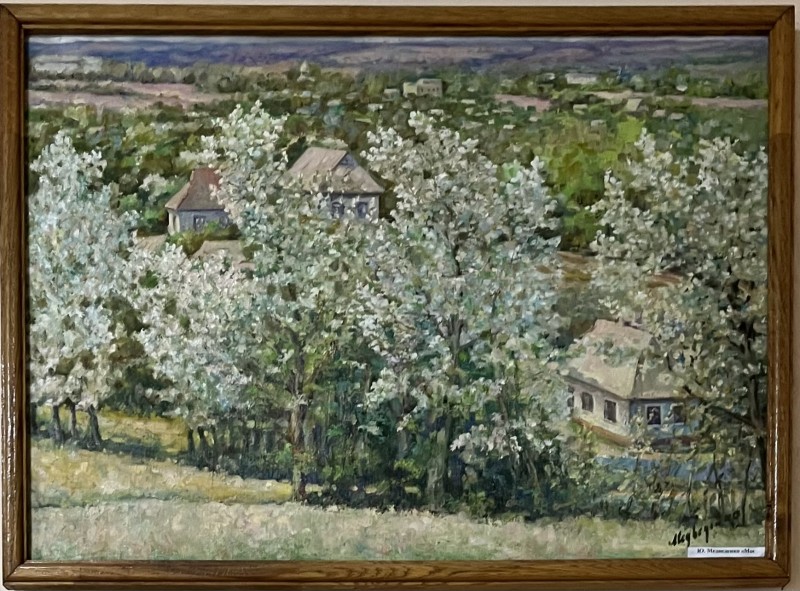 Картина "Рідне село" художник Медведенко Юрій Степанович, 2008 рік