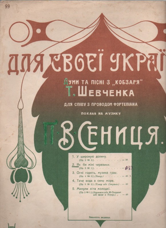 П. Сениця "Як би мені черевики"