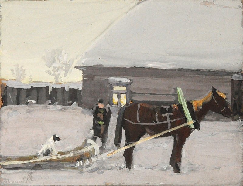 ЗИМА. СЕЛО