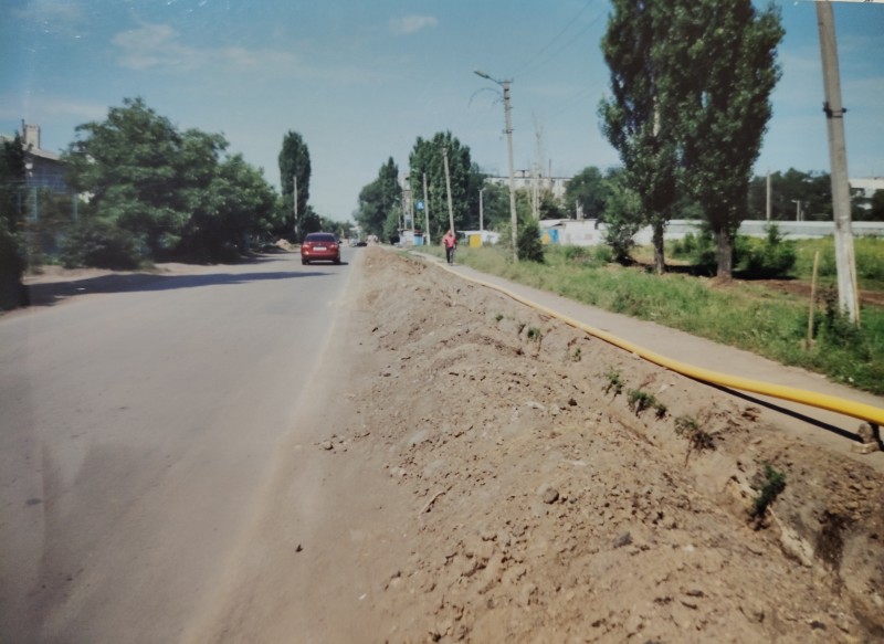 Фотографія прокладки водопроводу в м.Арциз