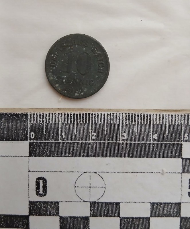 Монета німецька 1921 р. 10 PIENNIG.