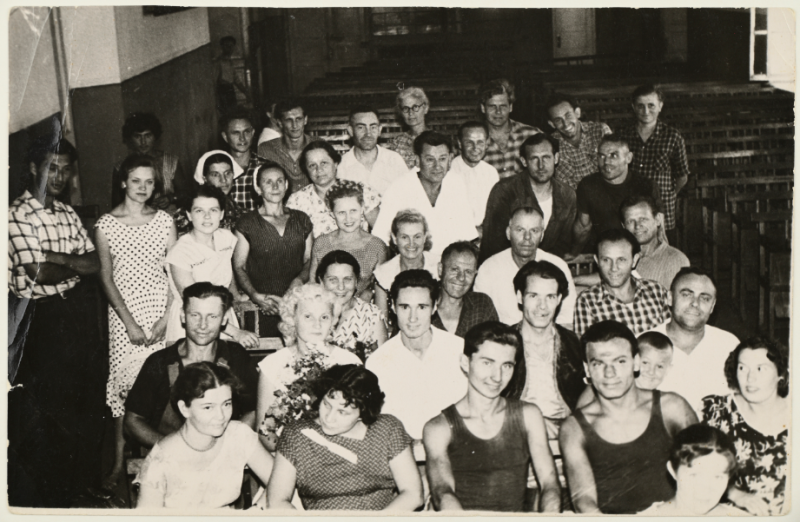 Фото. Зустріч з глядачами актриси В.В. Слаболицької. 1950-ті рр.