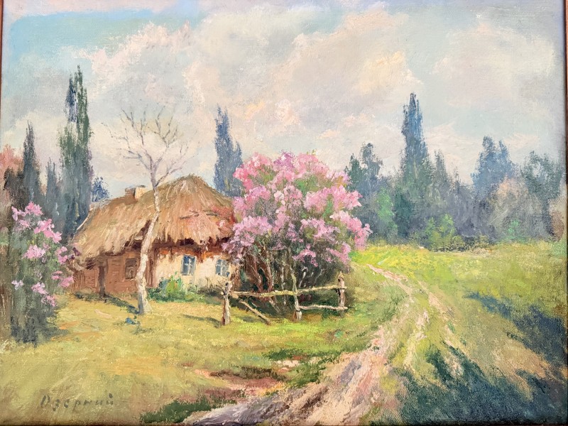 Картина "А бузок все ще цвіте"