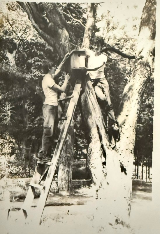 Фото. Учні школи - інтернату, с. Ободівка, Вінницька обл. 1964 рік.