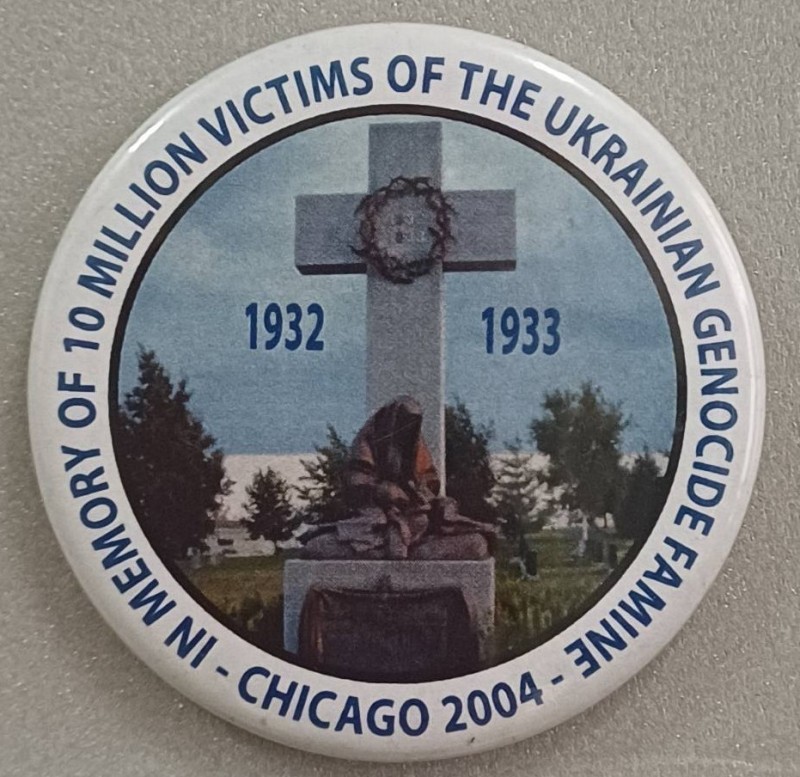 Значок "В пам'ять жертв Голодомору 1932-1933 рр."