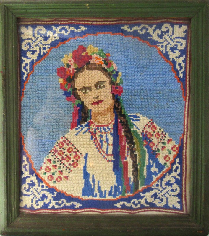 Картина вишита "Українка"