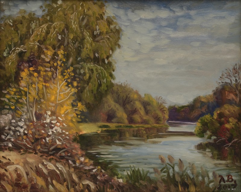 Картина «Село Сидорове.  Ріка Сіверський Донець»