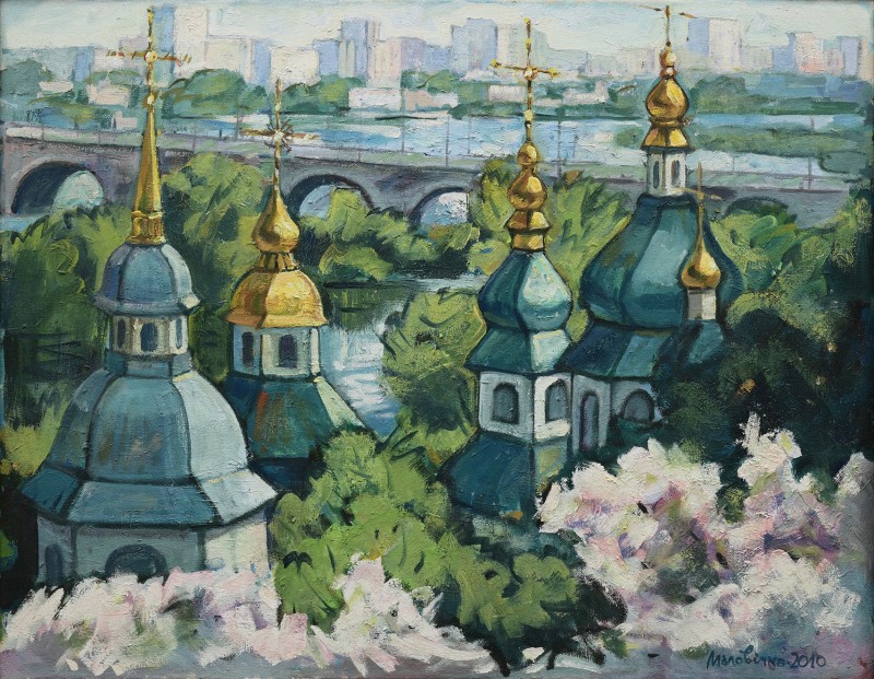 Картина  «Видубицький  монастир»