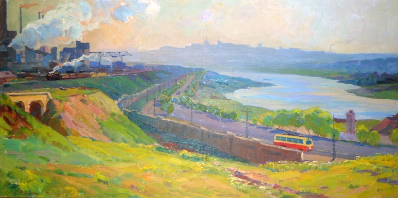 Лівий берег. Річка Кальміус