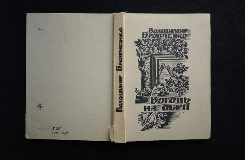 Книга. Бровченко В.Я. Вогонь на обрії: Поезії