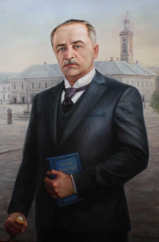 Картина. Микола Кафтан. "Портрет Богдана Лепкого".