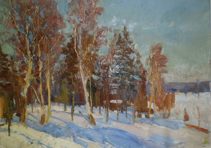 Берези взимку