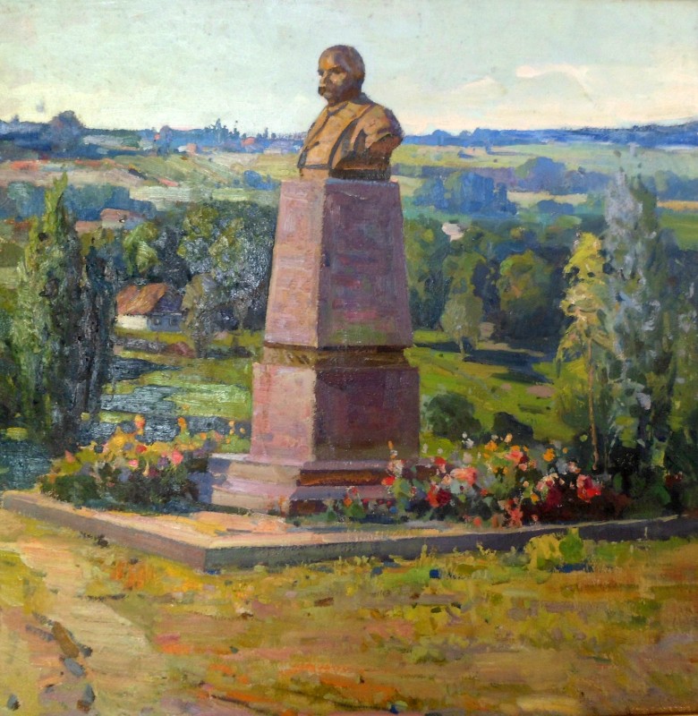 Моринці – батьківщина Т. Г. Шевченка. Центральна частина триптиху