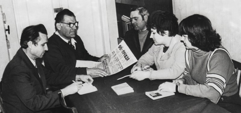 Колекція фото світлин винрадгоспу «Шабо»  «Політінформація» (1980 роки)
