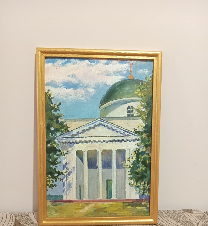 Картина "Миколаївська церква"
