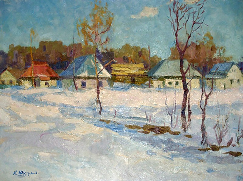 Березневий день у селі