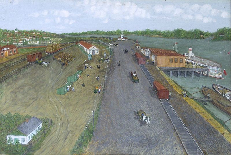 Старий Херсон. Морський причал. 1928 рік.