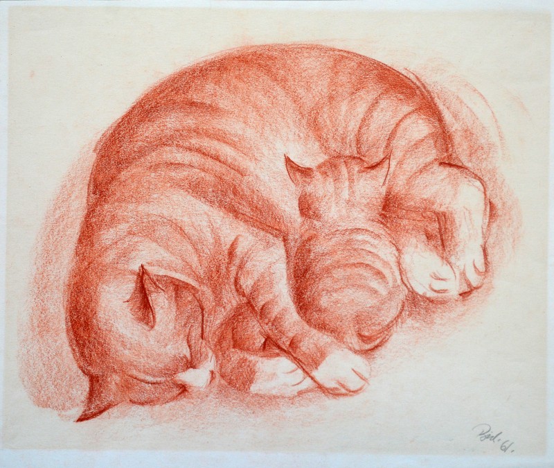 «Кішка з кошеням» 1961