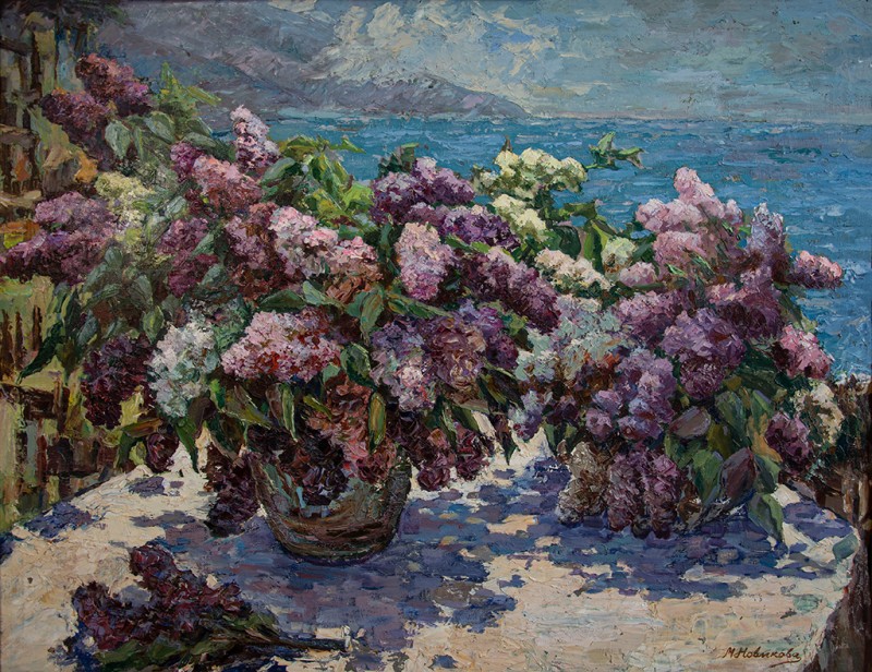 Бузок на березі моря