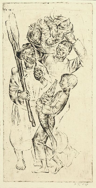 Рибалки. Диптих (Права частина).