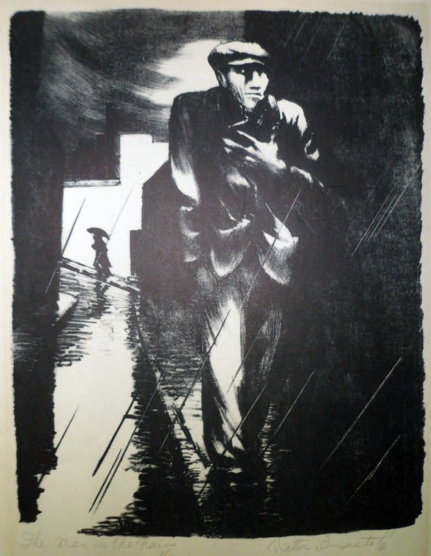 Людина під дощем. The Man in the Rain