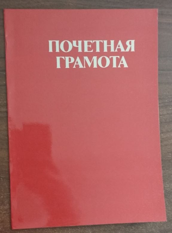 Почесна грамота Демяновській Ю.С.