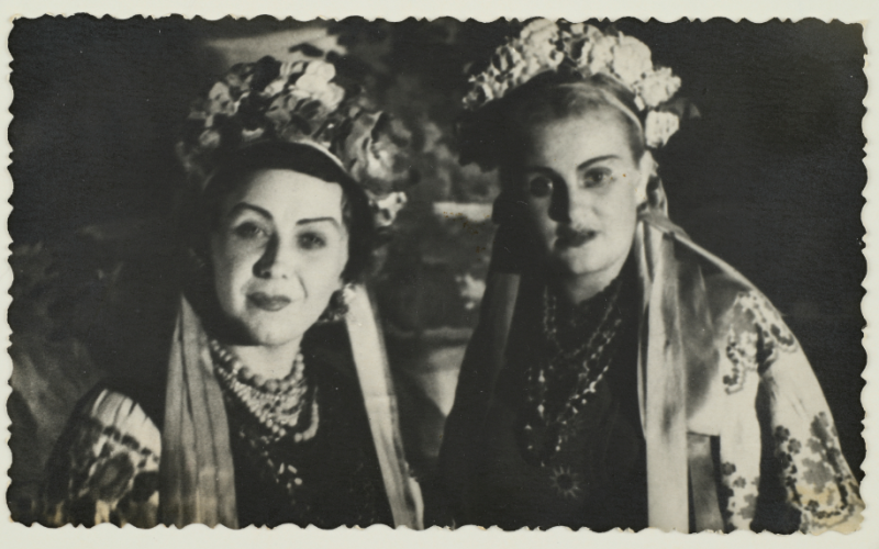 Фото. Актриси Н.Х Тимошенко і З.М. Піддубна. 1950-ті рр.
