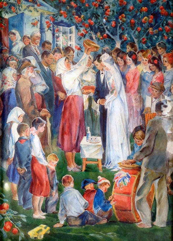 Молодих посівають