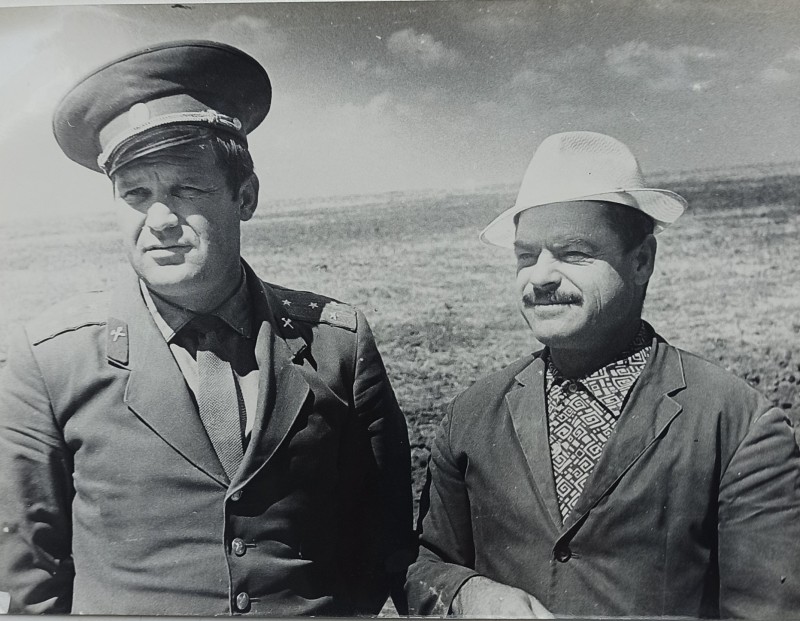 Фото В.Дзюбенка і Я.Журжія (1975 рік).